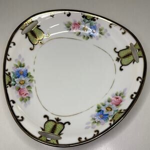 Vintage Japanese Noritake Morimura Porcelain Serving Unique Bowl Circa 1920's